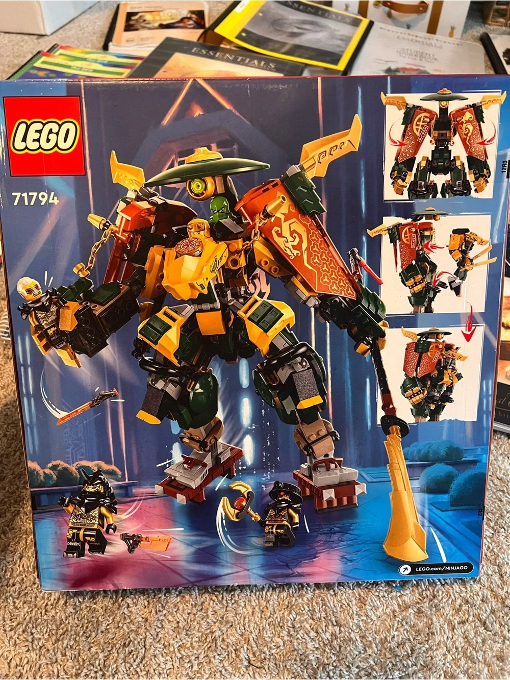 Lego Ninjago Dragons Rising Lloyd and Arin Mechs - Yellow & Green